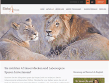 Tablet Screenshot of elelaafrica.com